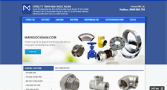 Desktop Screenshot of maingocngan.com