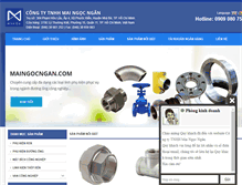 Tablet Screenshot of maingocngan.com